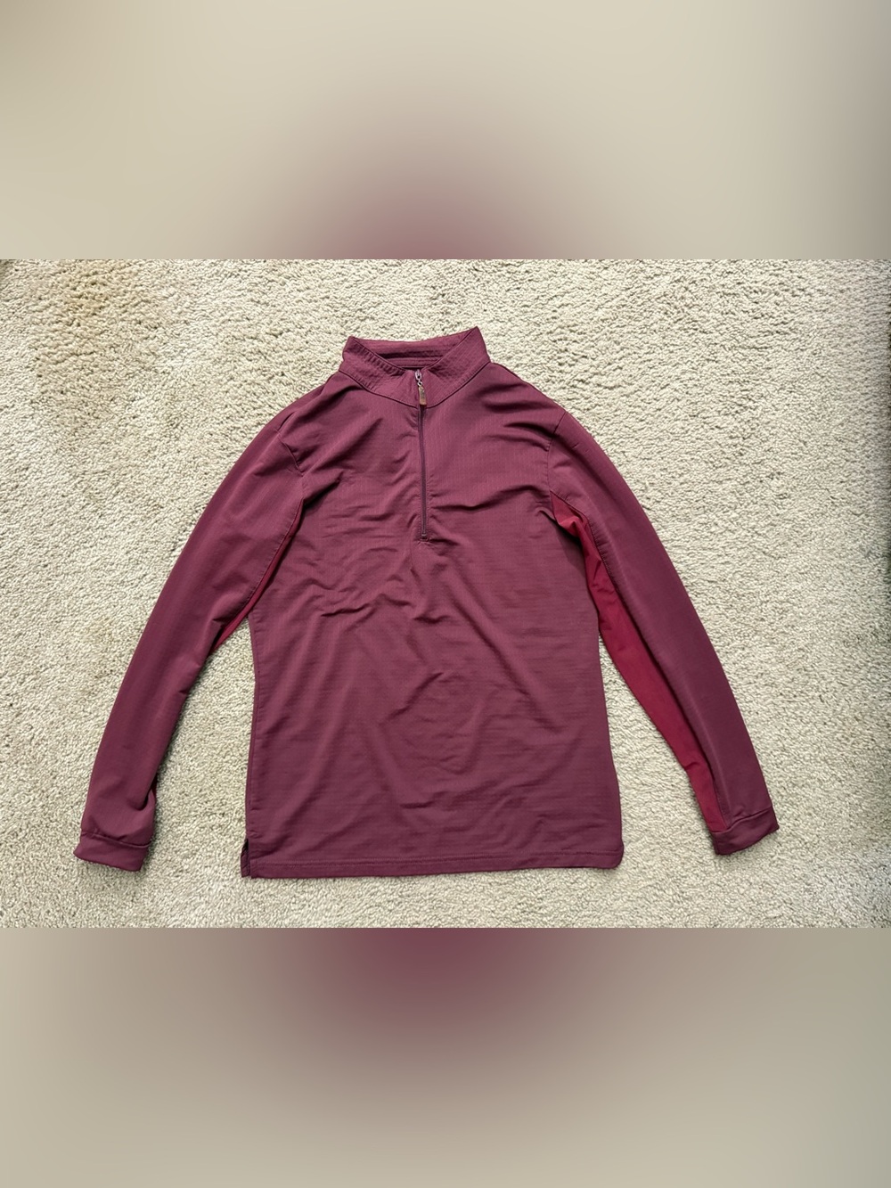 EIS Maroon Long Sleeve Medium Sun Shirt